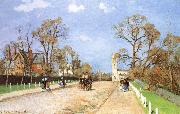 Camille Pissarro Road oil